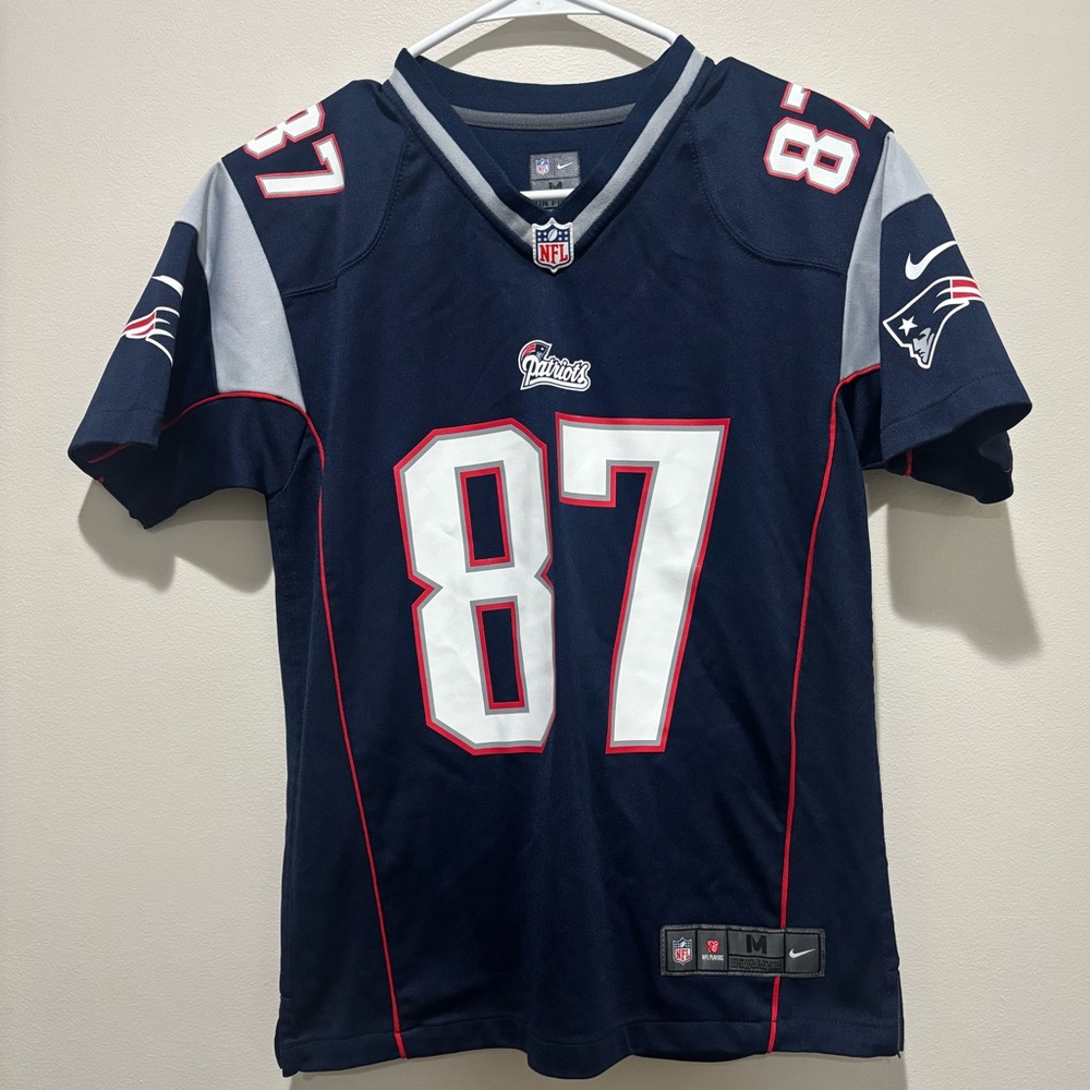 Nike NFL Rob Gronkowski 87 New England Patriots Jersey Youth M 10-12